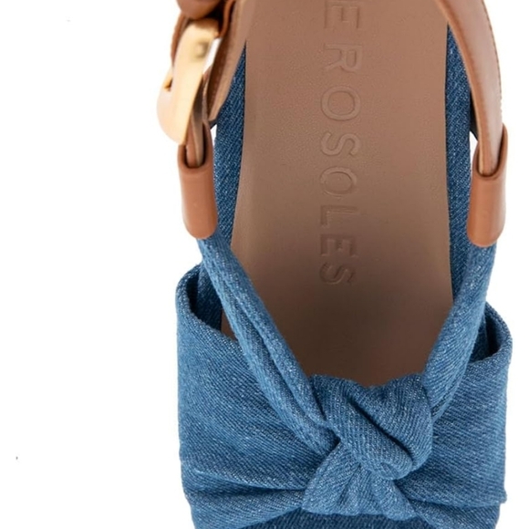 Aerosoles, Miki Denim Slingback Sandal - Picture 5 of 7